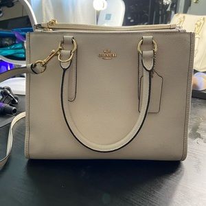 Coach Purse light creme